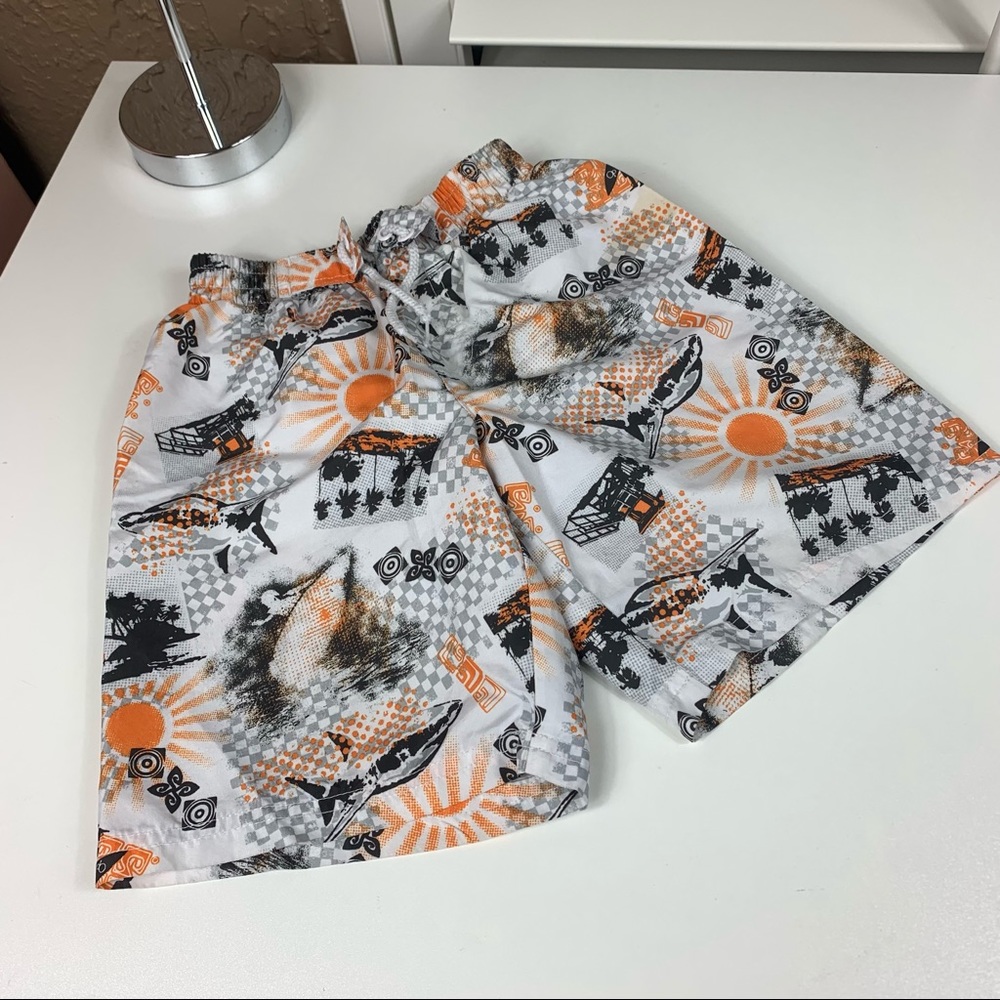 OP printed swim trunks